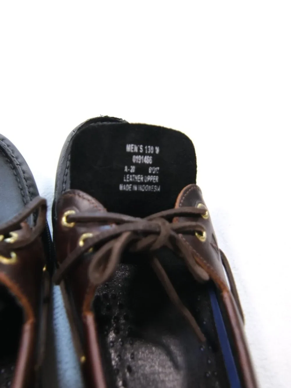 Sperry Top-Sider Authentic Original Boat Shoes two-tone black brown leather